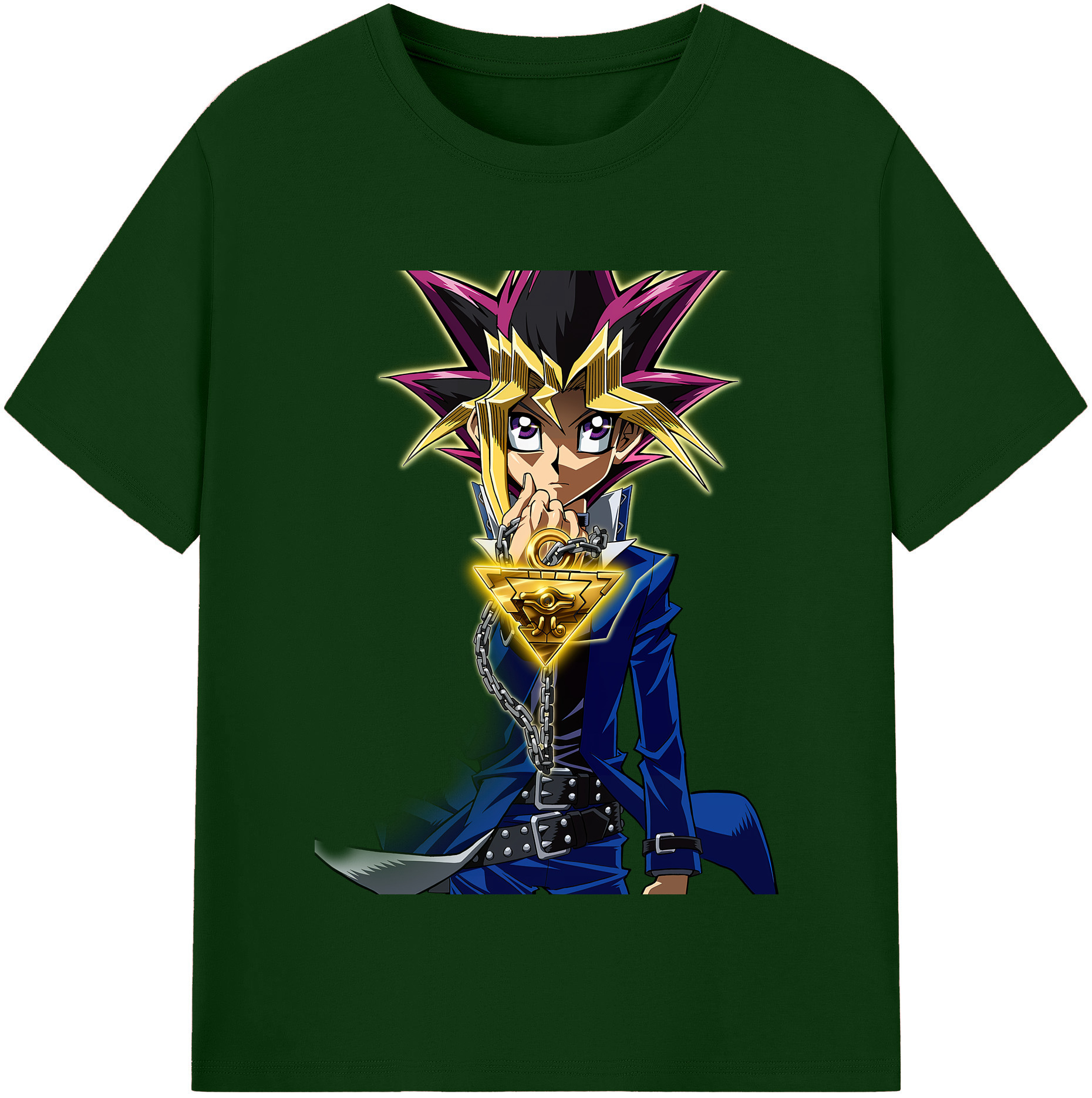 （画像用） 遊☆戯☆王 Yu-Gi-Oh! 綿100％半袖Tシャツ（フロントプリント）